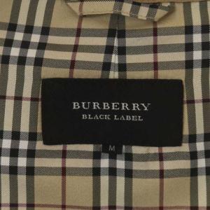 BURBERRY BLACK LABEL リネン ワーク ジャケット シングル 背抜き M ベージュ