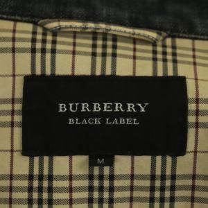 BURBERRY BLACK LABEL デニム ライダース ジャケット ジージャン Gジャン M インディゴ