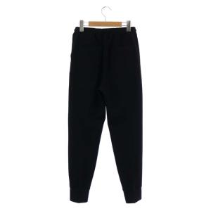 Spick&Span 22SS ジョーゼット ジョガーパンツ テーパード ジャージー イージー センタープレス 36 黒 ブラック