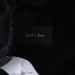 Spick&Span 22SS ジョーゼット ジョガーパンツ テーパード ジャージー イージー センタープレス 36 黒 ブラック