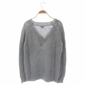 Theory ニットカシミヤ セーター 長袖 プルオーバー Vネック S グレー