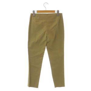 Theory テーパードパンツ アンクル丈 センタープレス ジッパーフライ 0 ベージュ