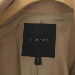 Theory ウールチェスターコート アウター ロング 総裏地 S ベージュ
