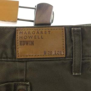 MARGARET HOWELL エドウィン EDWIN コットンパンツ テーパード W29L26 カーキ