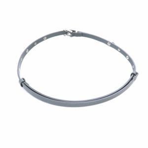 TO BE CHIC 22AW パールアジャストベルト レザー 灰 グレー W5302-821-07