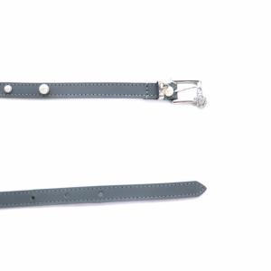 TO BE CHIC 22AW パールアジャストベルト レザー 灰 グレー W5302-821-07