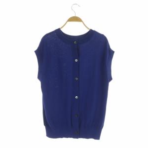 Spick&Span 21SS ICECOTTON 2WAY フレンチプルオーバー ニット カットソー フレンチスリーブ バックボタン クルーネック