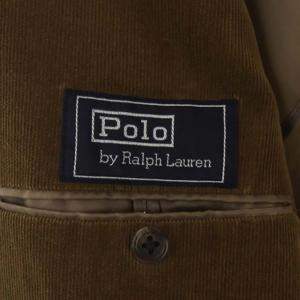POLO RALPH LAUREN コーデュロイ ジャケット テーラードジャケット 3B 背抜き LL キャメル