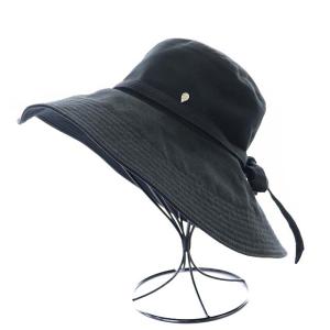 HELEN KAMINSKI ハット つば広帽子 コットン 黒 ブラック