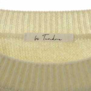 Plage les Tendre 21AW SUPER BASIC プルオーバー ニット セーター 長袖 ボーダー ウール カシミヤ混