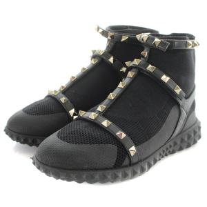 VALENTINO GARAVANI ROCKSTUD SOCK SNEAKERS シューズ スタッズ 23cm ブラック