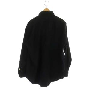 MADISONBLUE ハンプトンウールシャツ 長袖 01 黒 ブラック