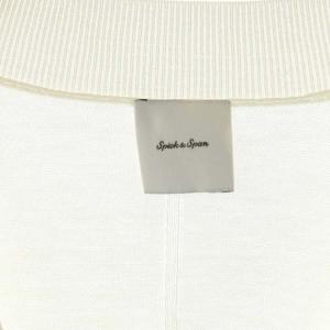 Spick&Span 22SS ICECOTTON BIG コットン ビック カーディガン Vネック 長袖 薄手 オフホワイト