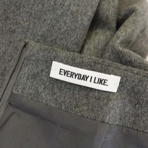 EVERYDAY I LIKE 20AW フレアスカート カシミヤ混 ロング 34 グレー
