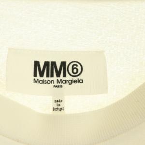 Martin Margiela 6 MM6 Cut off Sweatshirt カットオフスウェット プルオーバー トレーナー 長袖 S 白 ホワイト