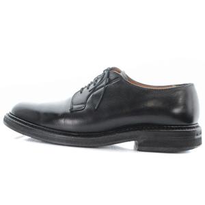 Alden BEAMS別注 アルパイングレインカーフ プレーントゥ シューズ 24.5cm ブラック