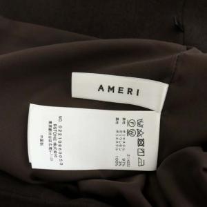 Ameri VINTAGE 22SS SIDE BUCKLE SALOPETTE サロペット オールインワン ワイドパンツ センタープレス Vネック S