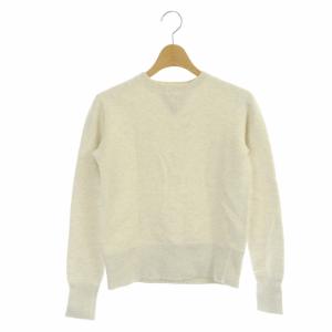 スウェット カットソー トレーナー 長袖 プルオーバー 裏起毛 Vガゼット 1 杢ホワイト
