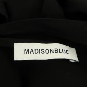 MADISONBLUE BALLOON SLEEVE BL W/R STRECH プルオーバー 長袖 S 黒