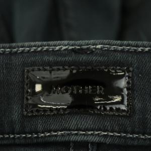 MOTHER Deuxieme Classe取り扱い FADED BLACK INSIDER CROP デニムパンツ ジーンズ ソフトブーツカット