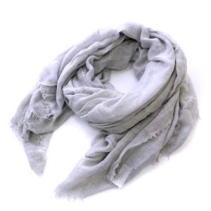 ストール 大判 ラメ フリンジ グレー