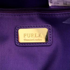 FURLA リンダ トートバッグ ショルダーバッグ 2way レザー 紫 パープル