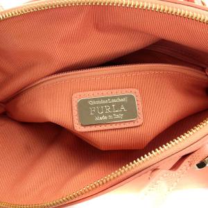 FURLA パイパー ハンドバッグ ショルダーバッグ 2way レザー ピンク