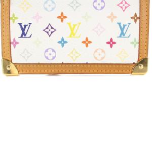 LOUIS VUITTON M92655 モノグラムマルチカラー ポシェット クレ キーケース ホワイト ブラウン