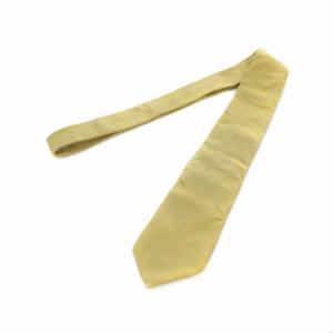 UNITED ARROWS 二ゴールド Nigold ネクタイ レギュラータイ シルク 黄 イエロー