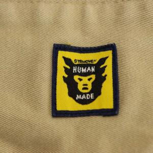 HUMAN MADE ショートパンツ チノショーツ ハーフパンツ フレア タック ジッパーフライ L ベージュ