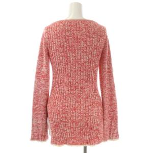 Ron Herman ニットセットアップ 上下 セーター 長袖 マーメイドスカート ロング XS 赤 白 レッド ホワイト