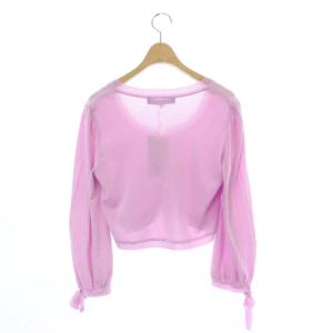 M'S GRACY ボレロ カーディガン ニット 40 ピンク