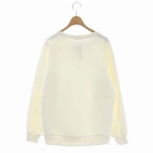 Deuxieme Classe セルリ CELERI 22SS スウェット 長袖 カットソー クルーネック プルオーバー F アイボリー