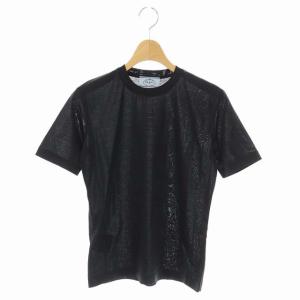 22年製 カットソー Tシャツ 半袖 クルーネック XS 黒 ブラック DNA976