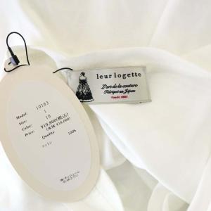 leur logette コットンノースリーブ バックデザイン トップス カットソー Uネック プルオーバー 1 白 ホワイト