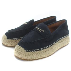 23SS ローファー イーストウェル エスパドリーユ 5.5 22.5cm 紺 ネイビー べージュ