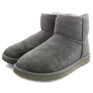 UGG australia クラシック ミニ CLASSIC MINI ムートンブーツ ショート 24cm グレー