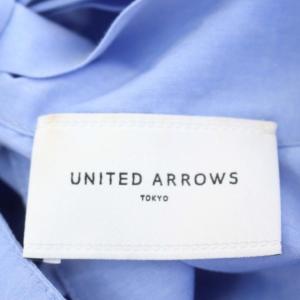 UNITED ARROWS ボウタイブラウス シャツ プルオーバー 長袖 ライトブルー