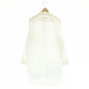 MARGARET HOWELL 21AW PLAIN COMPACT COTTON オーバーシャツ 長袖 1 白 ホワイト