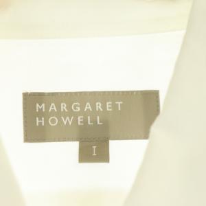 MARGARET HOWELL 21AW PLAIN COMPACT COTTON オーバーシャツ 長袖 1 白 ホワイト