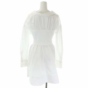 CELFORD 22SS ビスチェドッキングチュニック シャツ 長袖 切替 ONE 白 ホワイト