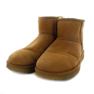 CLASSIC MINI ムートンブーツ ショートブーツ 24cm 茶 ブラウン 5854W