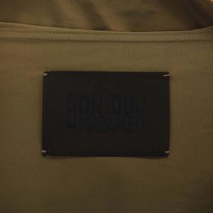 Deuxieme Classe BONJOUR MADAME フルジップフードブルゾン パーカー ジップアップ カーキブラウン