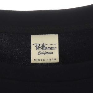 Ron Herman 21SS カットソー Tシャツ 長袖 ドロップショルダー XS 黒 ブラック