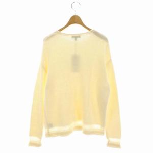 Theory 22SS MERCER COTTON  TRIM DT PO ニット コットン カットソー 長袖 プルオーバー クルーネック