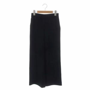 22AW Fine Smooth JSY Wide Pull On GH ワイドパンツ ウール XS 黒 ブラック
