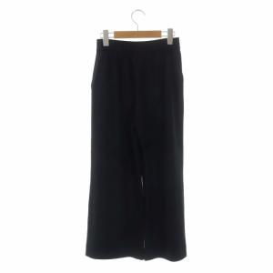 Theory 22AW Fine Smooth JSY Wide Pull On GH ワイドパンツ ウール XS 黒 ブラック