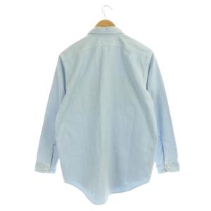 MADISONBLUE Hampton Chambray ハンプトン シャンブレー シャツ 長袖 胸ポケット 01 水色 ライトブルー