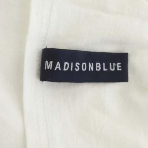 MADISONBLUE 21SS TYPOGRAPHY TEE 長袖Tシャツ カットソー ロンT プルオーバー 01 白 ホワイト