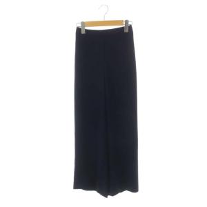 22SS Powder Crepe Wide Pull On N 2 プルオンワイドクロップドパンツ ストレート イージー